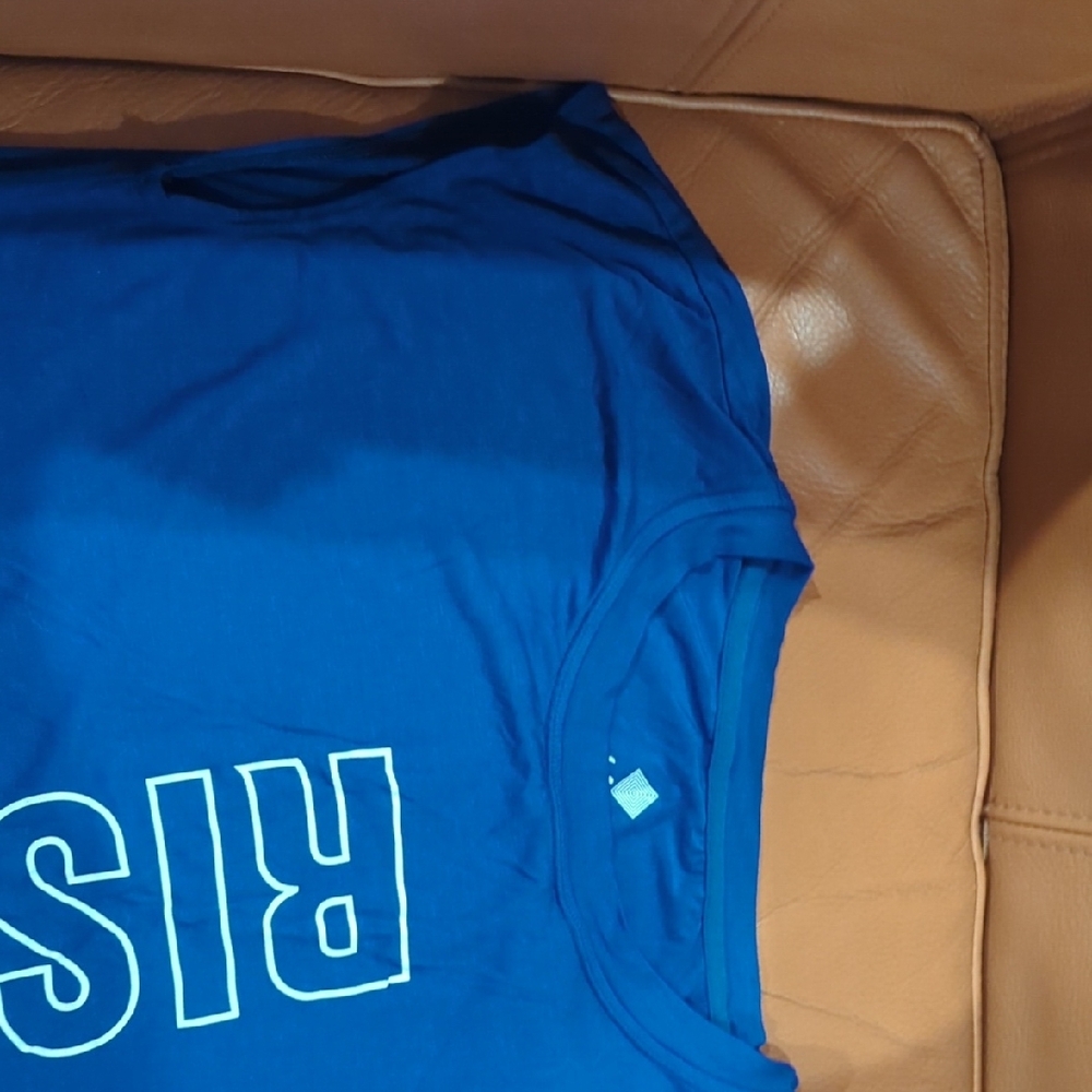 Blue 'Rise Above' Graphic Tee - Picture 4 of 5